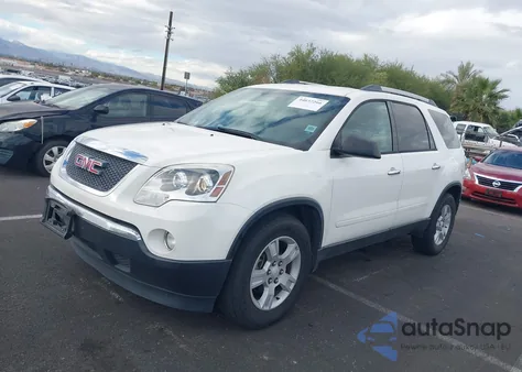 2012 GMC Acadia Sle z USA, uszkodzony, nr VIN 1GKKRPED3CJ107615